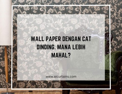 Wall paper Dengan Cat Dinding. Mana Lebih Mahal?