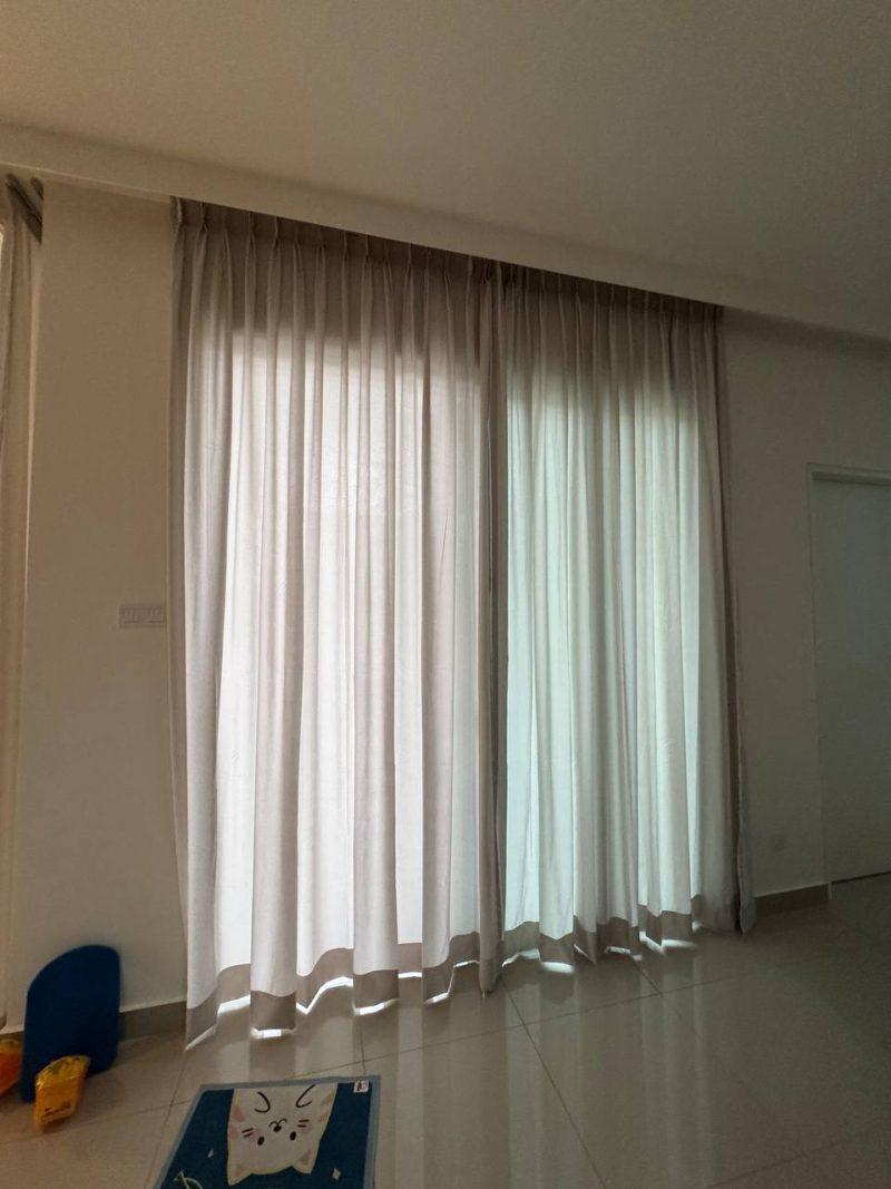 single layer curtain